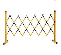 MSHGSKU Barriera Metallica espandibile - Recinzione di Sicurezza Retrattile per Il Controllo del Traffico - Barriera Nera salvaspazio 1,5 x 3,5 m - Ideale per Eventi, Negozi e Uso Stradale