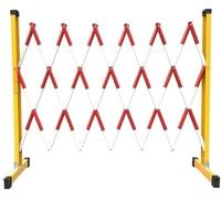 MSHGSKU Barriera Mobile Retrattile da 1,5 x 2 m, barriera di Controllo del Traffico per la Gestione della Folla e l'isolamento dell'area, barriera di Sicurezza Portatile per Eventi e canti