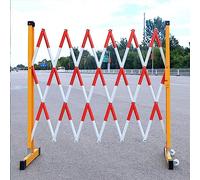 MSHGSKU Barriera Stradale Retrattile, Recinzione Portatile Rossa per Il Controllo della Folla per Eventi, barriera di Sicurezza da 1,2 x 3 m per spazi pubblici e sotterranei, Facile da ins