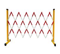 MSHGSKU Barriere stradali in Metallo espandibili con Ruote - Recinzione di Sicurezza Retrattile per Il Controllo della Folla, Sistema di Blocco Stradale Portatile per la Gestione del traff