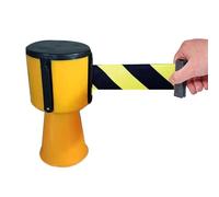 MSHGSKU Cono Stradale Retrattile da 6,6 Piedi con Nastro di Segnalazione - Barriera Portatile per Il Controllo del Traffico e la Sicurezza dei pedoni, Ideale per lavori stradali e Gestione