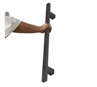 MSHGSKU Ringhiera per Scale Nera, corrimano in Metallo per gradini di Scale Interne ed Esterne, corrimano per Scale a Muro, corrimano per sbarre, corrimano per asili Nido, Barra di sostegn