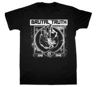 MSHUIIPE Brutal Truth End Time T SHIRTBlackS