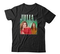 MSHUIIPE Julia Roberts Appreciation T Shirt Unisex Homage Throwback Retro VintageBlackS