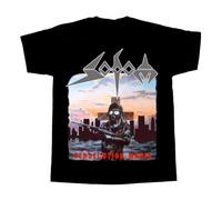 MSHUIIPE Sodom Persecution Mania T Shirt Short Sleeve CottonBlackM
