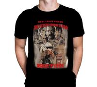 MSHUIIPE The Editor Horror Comedy Movie T Shirt Gore TerrorBlackM