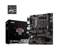 MSI A520M PRO Scheda madre AMD AM4, DDR4, PCIe 4.0, SATA 6Gb/s, Dual M.2, USB 3.2 Gen 1, HDMI/DP, Micro-ATX