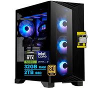 msi Aegis R2 AI 2nd Gaming Desktop Intel 20-core Ultra 7 265 32GB RAM 2TB SSD GeForce RTX 5070 Ti 16GB GRDDR7 (fino a 1406 Top) 5Gb Ethernet Wi-Fi7 360mm Liquid Cooler 750W 80+ Gold PSU Win11 ICP Hub