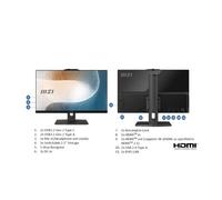 Msi Aio C5 120U 16GB 512SSD Shared 23.8FHD Touch W11P Modern AM242TP 1M-2277EU