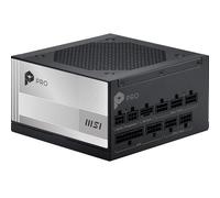 MSI Alimentatore gaming Pro A1000PL PCIE5 1000 W 80+ platino doppio cavo 12 V-2x6 condensatore livello server pronto per ATX 3.1 e PCIe 5.1 basso