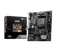 MSI B450M-A Pro Max II ProSeries Scheda madre (mATX, Supporta processori AMD 5000/4000/3000/2000/1000 Series AM4, M.2, SATA 6G, USB 3.2 Gen 1, DDR4, HDMI/DVI, LAN 2,5 Gbps, Nero