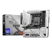MSI B650M PROJECT ZERO Motherboard, Back-connect Micro-ATX - Supports AMD Ryzen