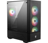 MSI Case da gioco Mid-Tower per PC - Pannello laterale in vetro temperato - 4 ventole aRGB da 120 mm - Supporto per raffreddamento a liquido fino a 240 mm x 1 radiatore - MAG Forge 112R