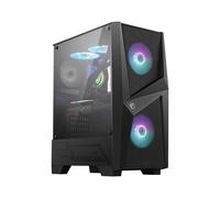 MSI Case MAG FORGE 100R Mid Tower Nero con Ventole RGB e Spazio per Giocare