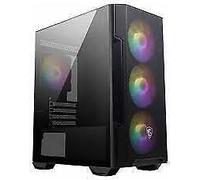 MSI MAG FORGE M100R computer case Midi Tower Nero Trasparente