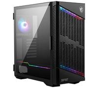 MSI - Case Velox 100p Full Tower ATX / EATX / micro ATX / Mini-ITX 2 Porte USB 3.0 1 Porta 3.1 Colore Nero (Finestrato)