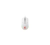 MSI CLUTCH GM11 WHITE mouse Ambidestro USB tipo A Ottico 5000 DPI