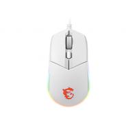 MSI CLUTCH GM11 WHITE Mouse ottico ambidestro USB Type-A 5000 DPI - Nouvo