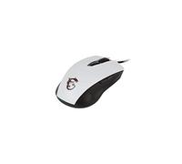MSI Clutch GM40 Bianco - Mouse gaming ambidestro USB Sensore Ottico Avago PMW3310-5000 DPI, Led Logo Rosso