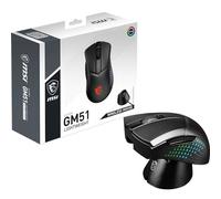 MSI CLUTCH GM51 LIGHTWEIGHT WIRELESS mouse Gaming Mano destra RF Wireless + Bluetooth + USB Type-C Ottico 26000 DPI