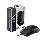 MSI CLUTCHGM41 Leggero V2 Gaming USB RGB Regolabile fino a 16000 DPI Desktop Laptop Gaming Mouse (Clutch GM41 Leggero V2), Nero