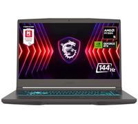 msi Computer portatile da gioco sottile A15 da 15,6", DDR5 da 16 GB, SSD da 1 TB, display Full HD, NVIDIA GeForce RTX 4050, AMD Ryzen 5 7535HS, Wi-Fi 6, tastiera retroilluminata, webcam, Bluetooth