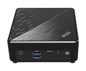 MSI Cubi N ADL S-080DE Mini PC, Intel Pentium N200, 4 GB DDR4, SSD M.2 da 128 GB, USB 3.2 Gen 2 Type C (DP Alternate), HDMI 2.1 e DP 1.4, Bluetooth 5, Fanless, Windows 11Pro, VESA, nero