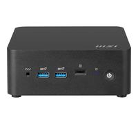 MSI Cubi NUC 13MQG I5 1345U VPRO BB barebone per PC/stazione di lavoro 0.84L sized PC Nero Intel SoC 3,5 GHz (Intel Core 5 1345U Dual Lan Dual Thunderbolt 4 AX211 vPRO + BT 5.3 External Power Switch