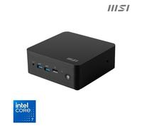 MSI Cubi NUC 1M i7 150U BB 0.84L sized PC Nero Intel SoC (Cubi NUC 1M 14th Gen i7 150U BB)
