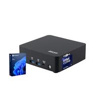msi Cubi NUC AI Business Mini Desktop, Intel 16-Core Ultra 7 155H, 64GB DDR5, 2TB SSD, Supporto 4-Display e 4K, 2 x Thunderbolt 4, 2 x HDMI, Dual 2.5G LAN, Wi-Fi 6E, Windows 11 Pro, Nero
