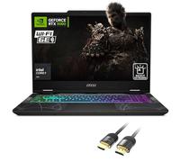 msi Cyborg 15.6 inch FHD 144Hz Gaming Laptop, Intel Core 7 240H, NVIDIA GeForce RTX 5060, 64GB RAM, 1TB SSD, WiFi 6E, RGB Backlit Keyboard, PDG HDMI Cable, US Version KB, Windows 11