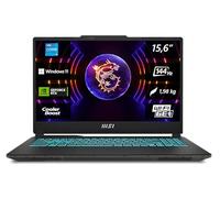 MSI Cyborg 15 Computer portatile da gioco, 15,6", Full HD 144Hz, Intel Core i5-13420H, NVIDIA GeForce RTX 4050, 16GB DDR5, SSD 512GB, Windows 11 Home, tastiera QWERTZ, A13VE-863, nero trasparente