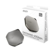 MSI DATAMAG 20Gbps 1TB - Unità di archiviazione portatile magnetica USB Tipo-C per PC/Mac/iPhone/Android/Console, con velocità di lettura 1600MB/s e scrittura 1500MB/s - Garanzia di 5 anni (240 TBW).