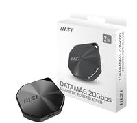 MSI DATAMAG - SSD portatile da 20 Gbps, 2 TB, unità a stato solido esterna da 2 TB, velocità fino a 1600 MB/s, USB-C, archiviazione affidabile per giochi, studenti, professionisti, nero