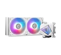 MSI MAG CORELIQUID I240 WHITE AIO CPU Liquid Cooler - Blocco ARGB, Ventole LDB, Water block a doppia camera, Radiatore a flusso separato, Supporto Mystic Light, compatibile con Intel e AMD