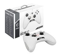 MSI FORCE GC20 V2 BIANCO Wired PC Gamepad Controller - Coperture D-Pad sostituibili, due motori a vibrazione, USB 2.0 - cablato