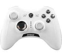 MSI Force GC30, Gaming Pad USB e Wireless, Controller compatibile con PC, Android e le console più famose, motori a doppia vibrazione, cavo 2m, cavo OTG 30cm, Colore confezione: Bianco