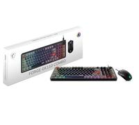 MSI Forge GK110 Combo US - Set tastiera e mouse RGB da gioco, 26 tasti anti-ghosting, sensore ottico 12800 DPI