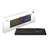 MSI FORGE GK320 TASTIERA GAMING MECCANICA USB FULL SIZE SWITCH ROSSI RGB LED LAY