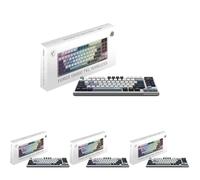 msi Forge GK600 TKL Wireless Sky FR - Tastiera AZERTY meccanica a switches lineari, tasti PBT stampati Sublimazione, base antiscivolo, LED RGB, USB 2.0, Bluetooth, 2.4 GHz - Tenkeyless