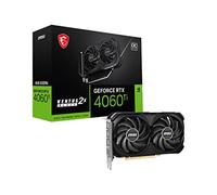 MSI Gaming GeForce RTX 4060 Ti 8GB GDRR6 128-Bit HDMI/DP Nvlink TORX Fan 4.0 Ada Lovelace Architecture Scheda grafica (RTX 4060 Ti Ventus 2X Nero 8G OC)