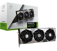 MSI Gaming GeForce RTX 4070 Ti 12GB GDRR6X 192-Bit HDMI/DP Nvlink Tri-Frozr 3 Ada Lovelace Architecture Scheda grafica (RTX 4070 Ti SUPRIM X 12G)