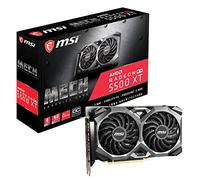 MSI Gaming Radeon RX 5500 XT Boost Clock: 1845 MHz 128-bit 8GB GDDR6 DP/HDMI Dual Torx 3.0 Ventole Crossfire Freesync VR Ready Scheda grafica (RX 5500 XT MECH 8G OC), modello:
