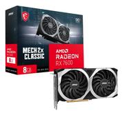 MSI Gaming Radeon RX 7600 128-bit 8GB GDDR6 DP/HDMI Dual Torx 3.0 Fans FreeSync DirectX 12 VR Ready OC Scheda grafica (RX 7600 MECH 2X Classic 8G OC)