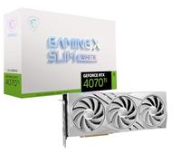 MSI Gaming RTX 4070 Ti Gaming X Slim White 12G Scheda grafica (NVIDIA RTX 4070 Ti, 192 bit, Boost Clock: 2745 MHz, 12 GB GDRR6X 21 Gbps, HDMI/DP, architettura Ada Lovelace)