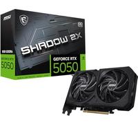 MSI Gaming RTX 5050 8G Shadow 2X OC Scheda grafica (8 GB GDDR6,128 bit, prestazioni estreme: 2617 MHz, DisplayPort x3 2.1a, HDMI 2.1b, NVIDIA Blackwell Architecture)