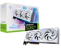 MSI Gaming RTX 5060 Ti 8G Gaming Trio OC - Scheda grafica bianca (8 GB GDDR7,128 bit, prestazioni estreme: 2662 MHz, DisplayPort x3 2.1a, HDMI 2.1b, architettura NVIDIA Blackwell