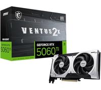 MSI Gaming RTX 5060 Ti 8G Ventus 2X OC Plus - Scheda grafica (8 GB GDDR7, TBA-bit, prestazioni estreme: TBA MHz, DisplayPort x3 2.1a, HDMI 2.1b, architettura NVIDIA Blackwell)