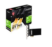 MSI Geforce GT 710 2GD3H 4HDMI pci_e - Scheda grafica NVIDIA Geforce GT 710 GPU, GDDR3 2 GB DDR3 64-bit di memoria, interfaccia PCI Express Gen 2.0 X1, fino a 954 MHz