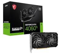 MSI GeForce RTX 4060 Ti VENTUS 2X BLACK 8G OC Scheda grafica - 8GB GDDR6 (18Gbps/128-bit), PCIe 4.0 - 2 x TORX Fan 4.0 - HDMI 2.1a, DisplayPort 1.4a